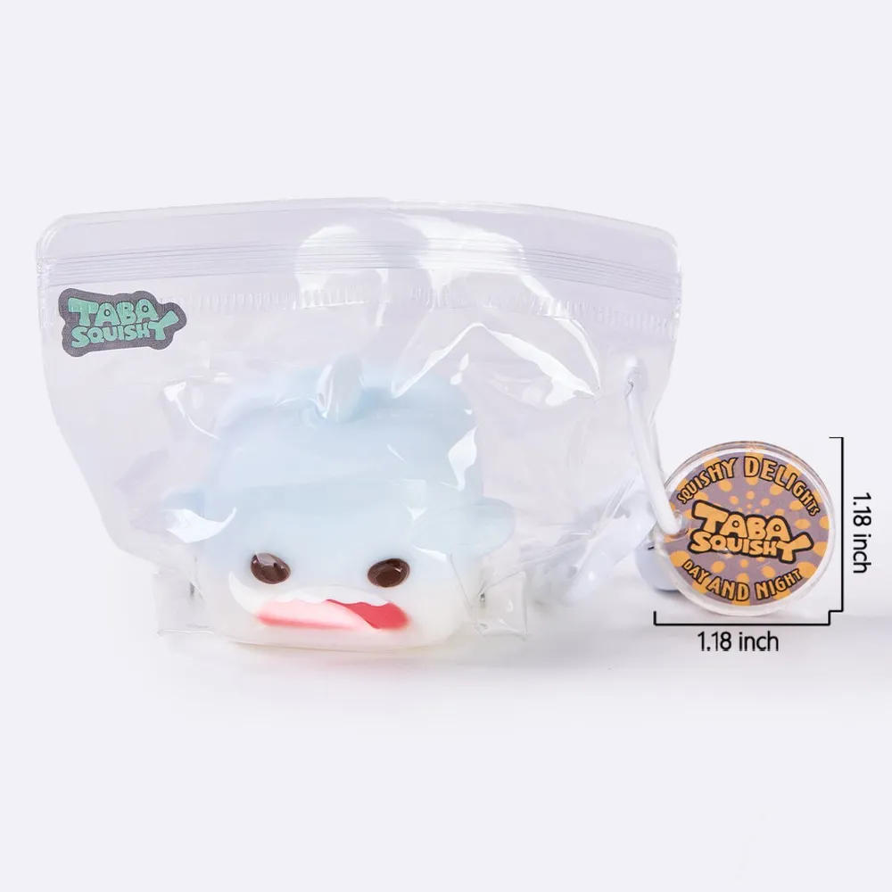 Light Blue Shark Cube Taba Squishy — photo 6