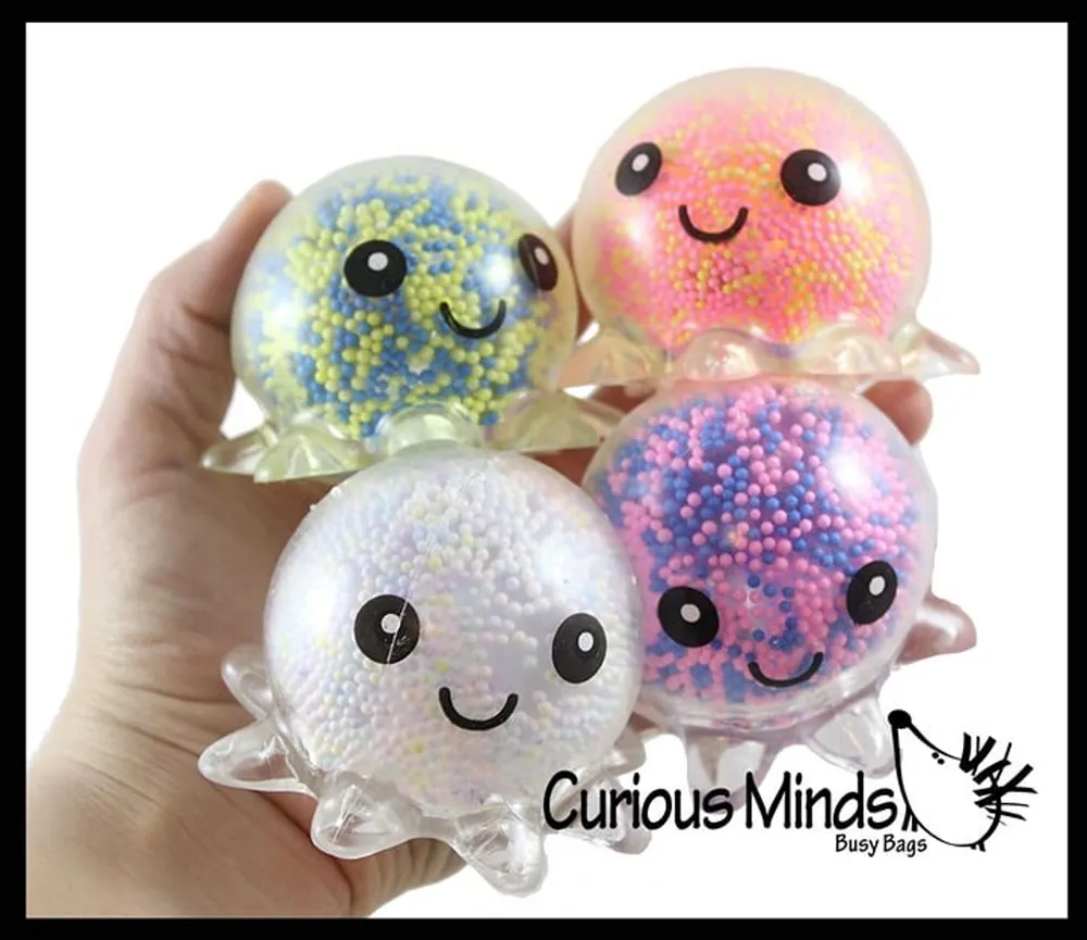 Light Up Octopus Squeeze Stress Ball