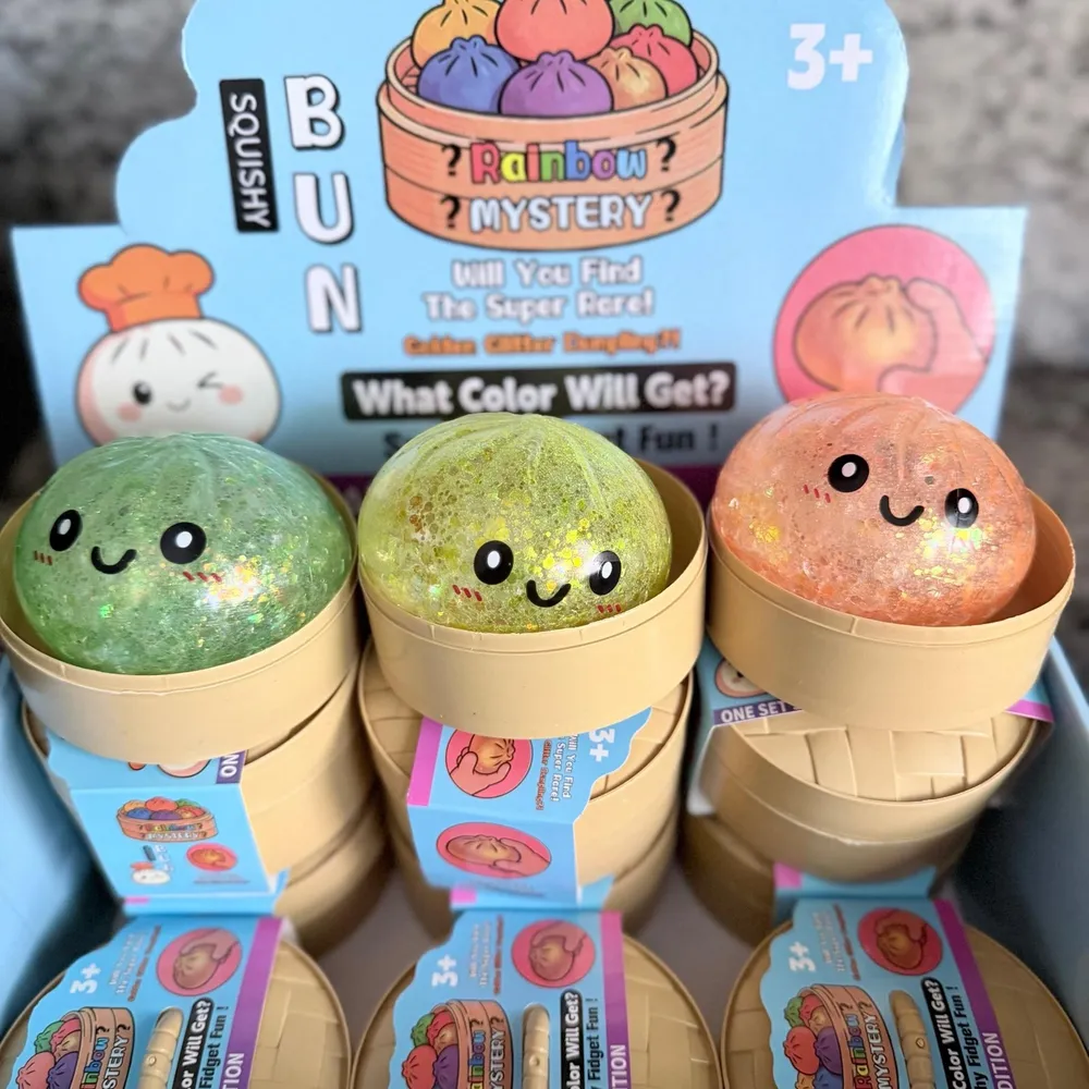 Light Up Orbeez Glitter Squishy Dumpling
