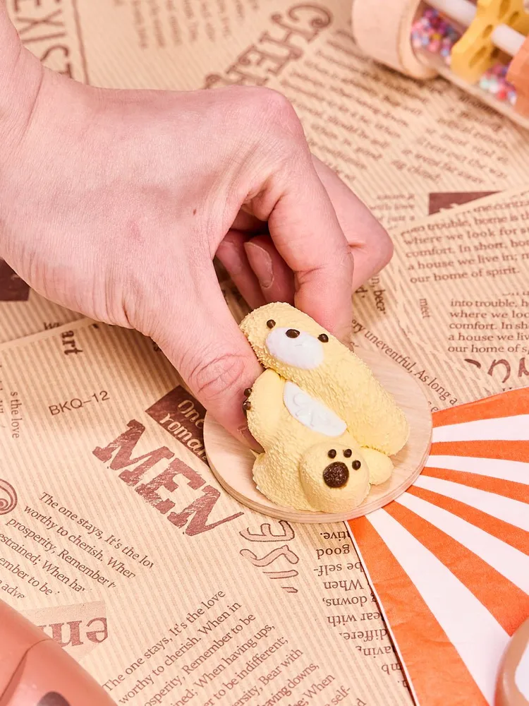 Light Yellow Bear Taba Squishy — photo 6
