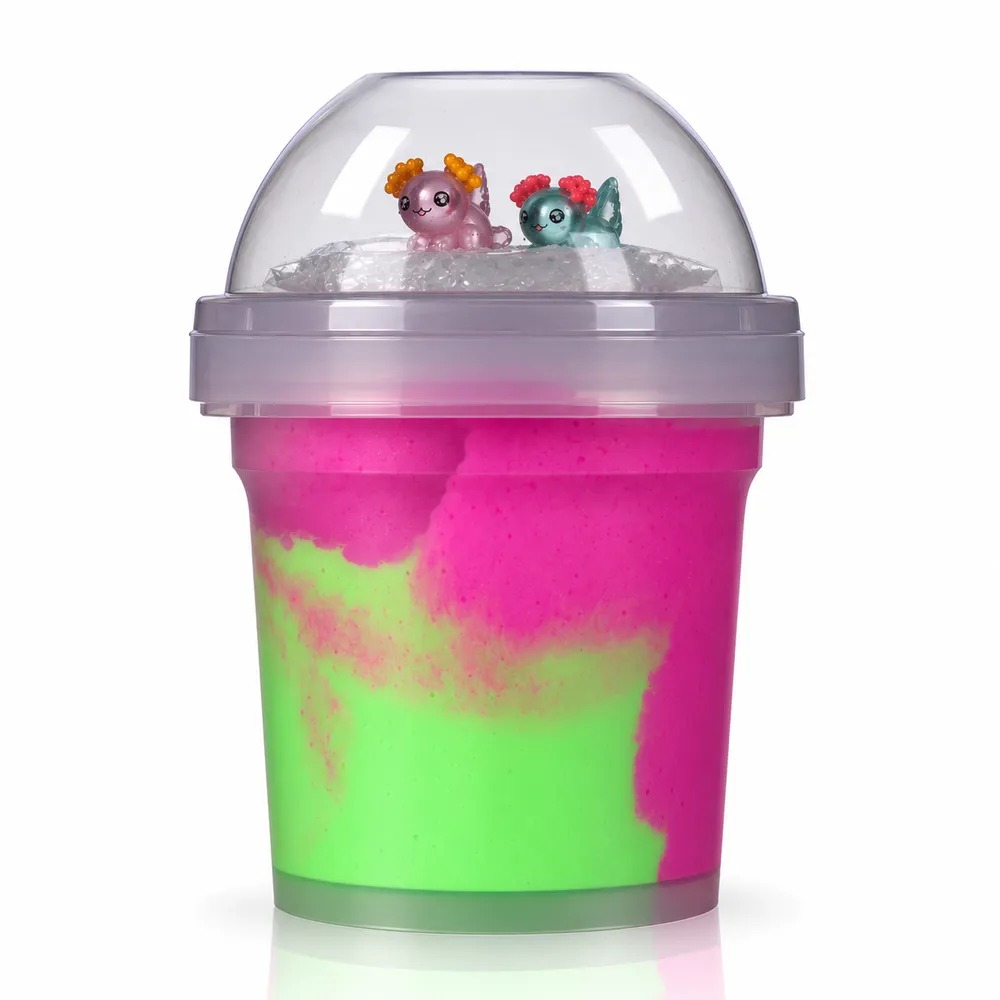 LIT Slime Animal Charms Collection Scented Slime Jar (7.1oz) Axolotl Zen — photo 3