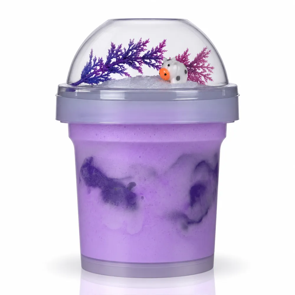 LIT Slime Animal Charms Collection Scented Slime Jar (7.1oz) Cow Blooms — photo 3