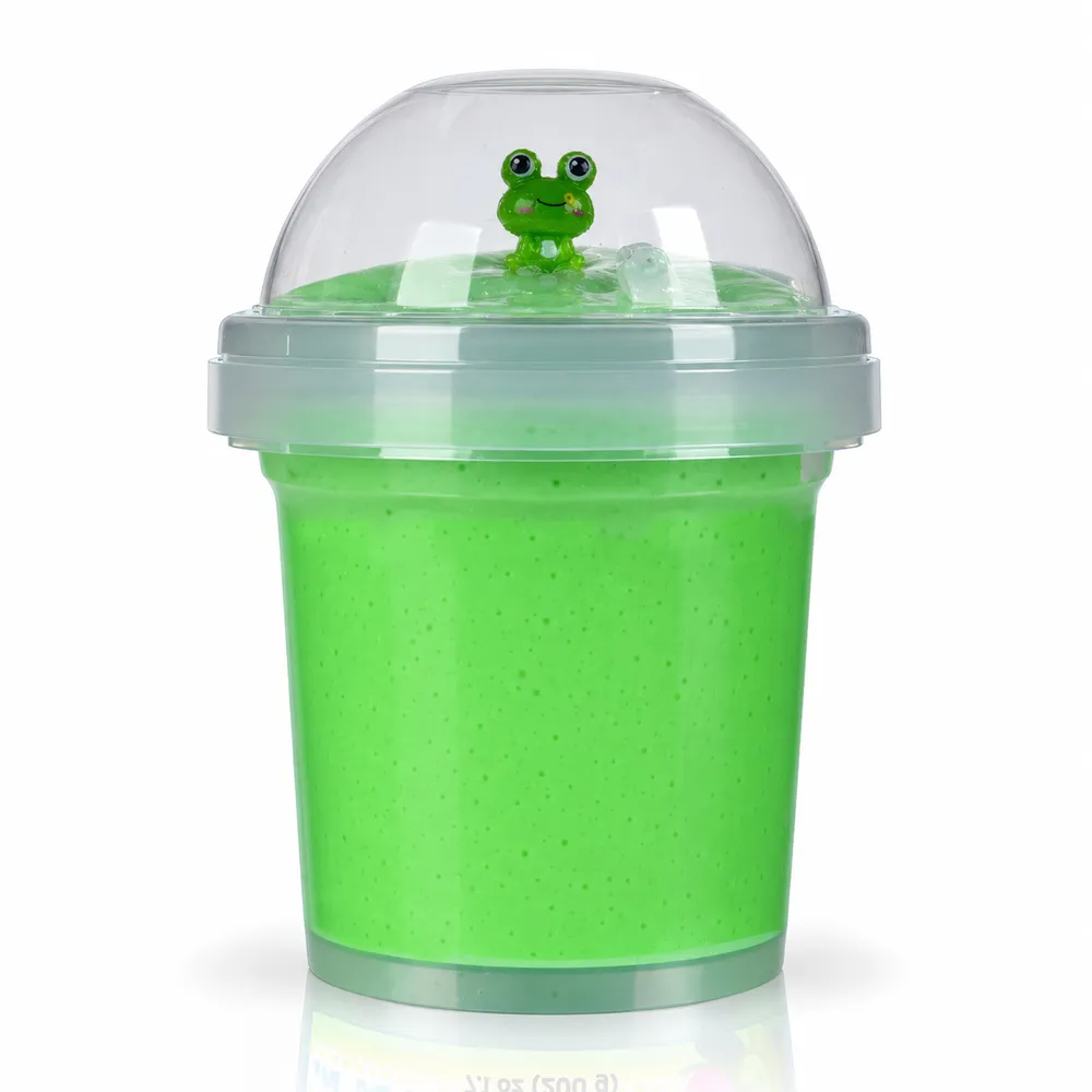 LIT Slime Animal Charms Collection Scented Slime Jar (7.1oz) Minty Frog — photo 3