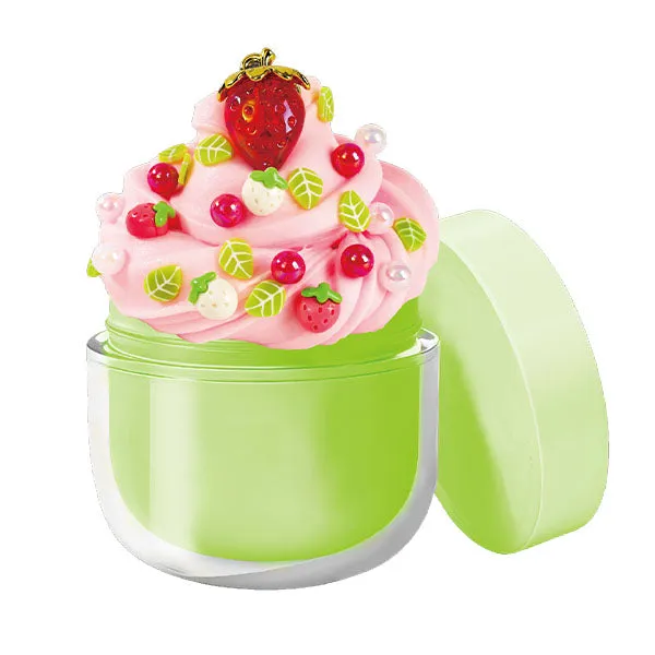 LIT Slime DIY Scented Slime Kit with Charms (1 Jar) Strawberry Blossom — photo 4