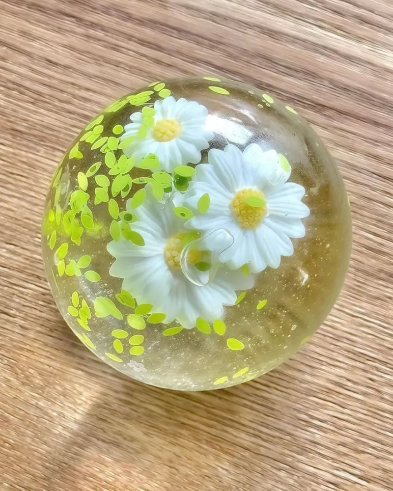 Little Daisy Stress Ball Coconut Oil Squishy Stress Relief Decompression Toy — photo 2