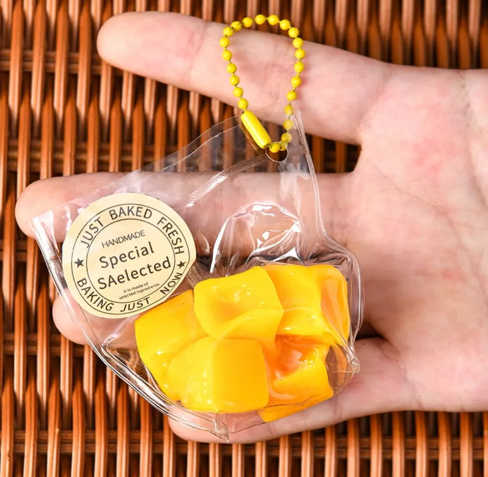 Little Fruit Squishy KeyChain Fidget Toy — photo 4