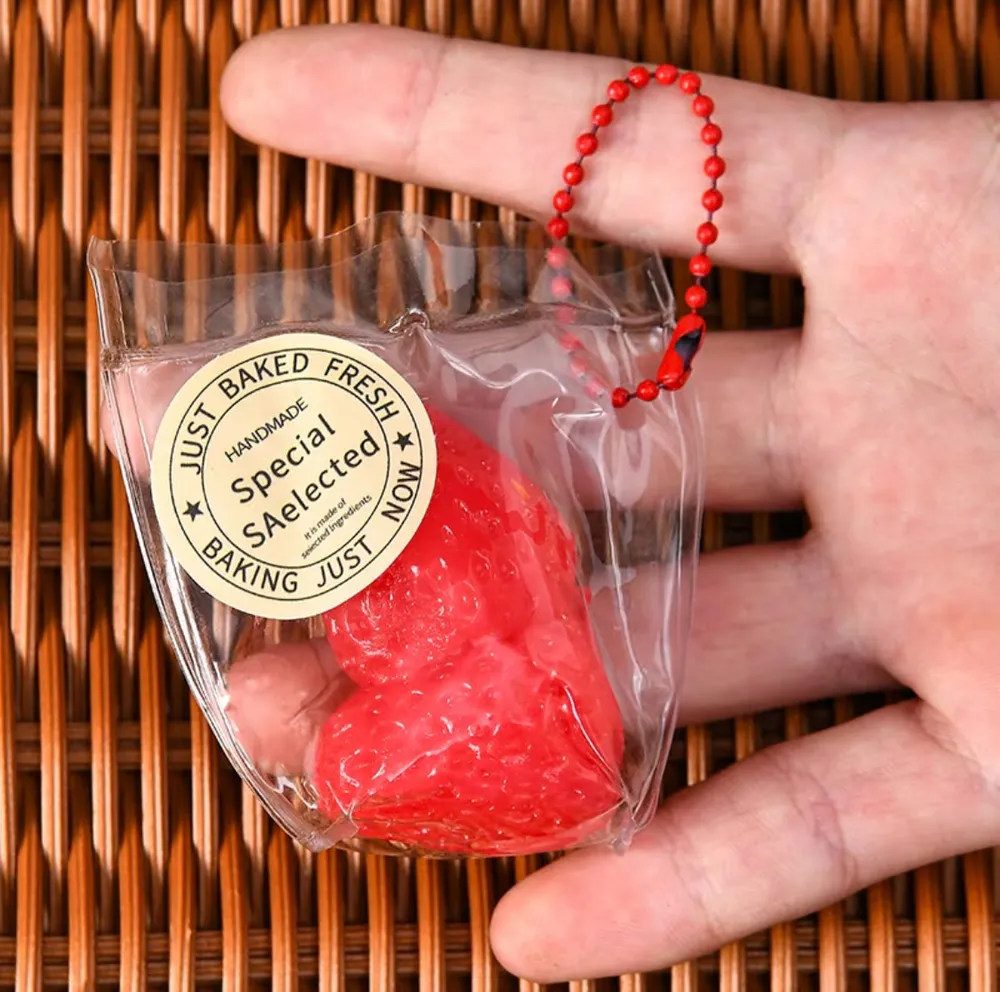 Little Fruit Squishy KeyChain Fidget Toy — photo 6