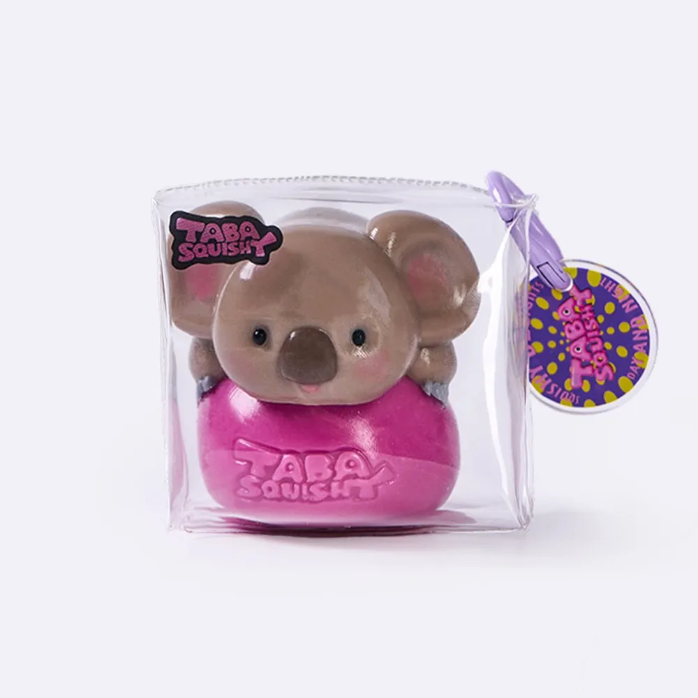 Little Koala on Purple Ball Taba Squishy