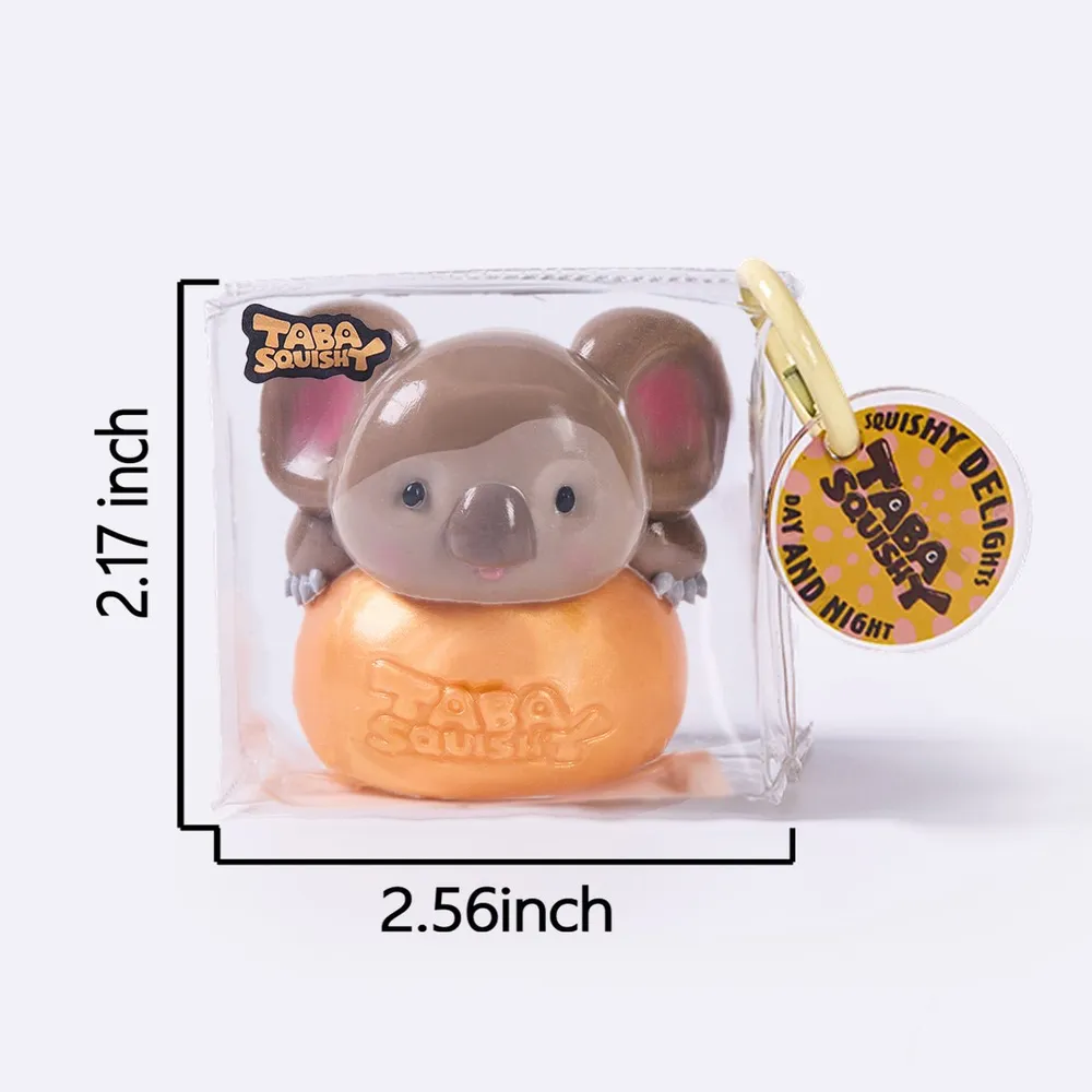 Little Koala on Yellow Ball Taba Squishy — photo 4
