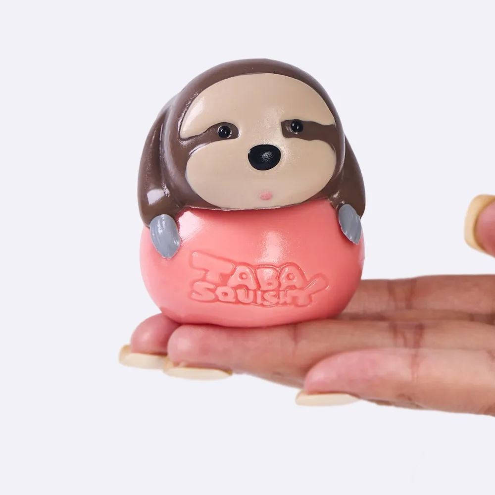 Little Sloth on Pink Ball Taba Squishy — photo 3