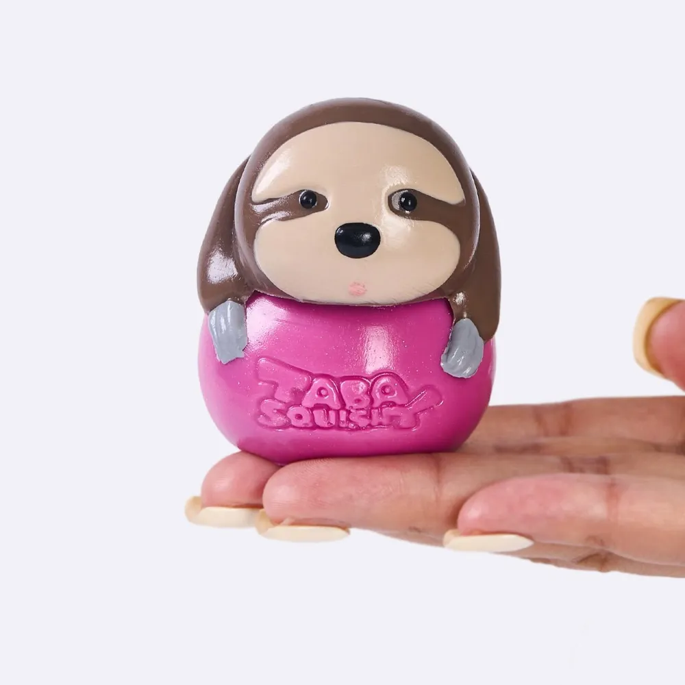 Little Sloth on Purple Ball Taba Squishy — photo 3