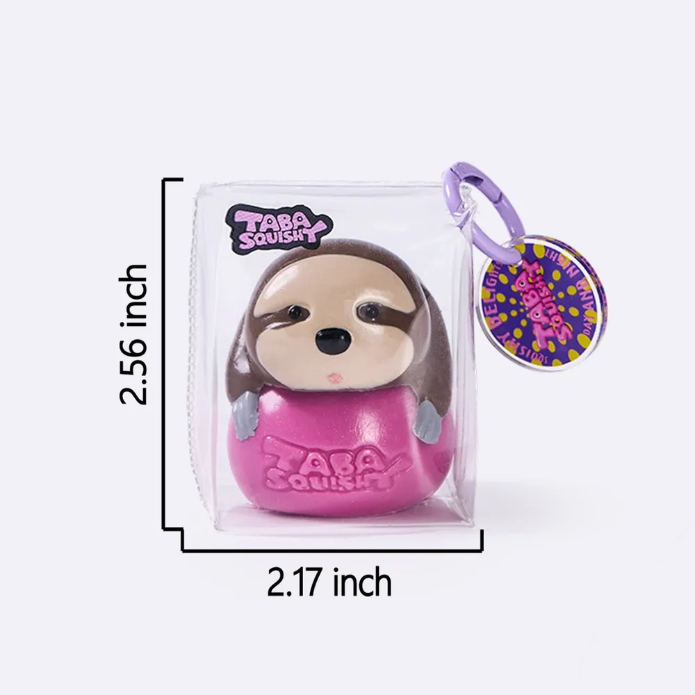 Little Sloth on Purple Ball Taba Squishy — photo 4