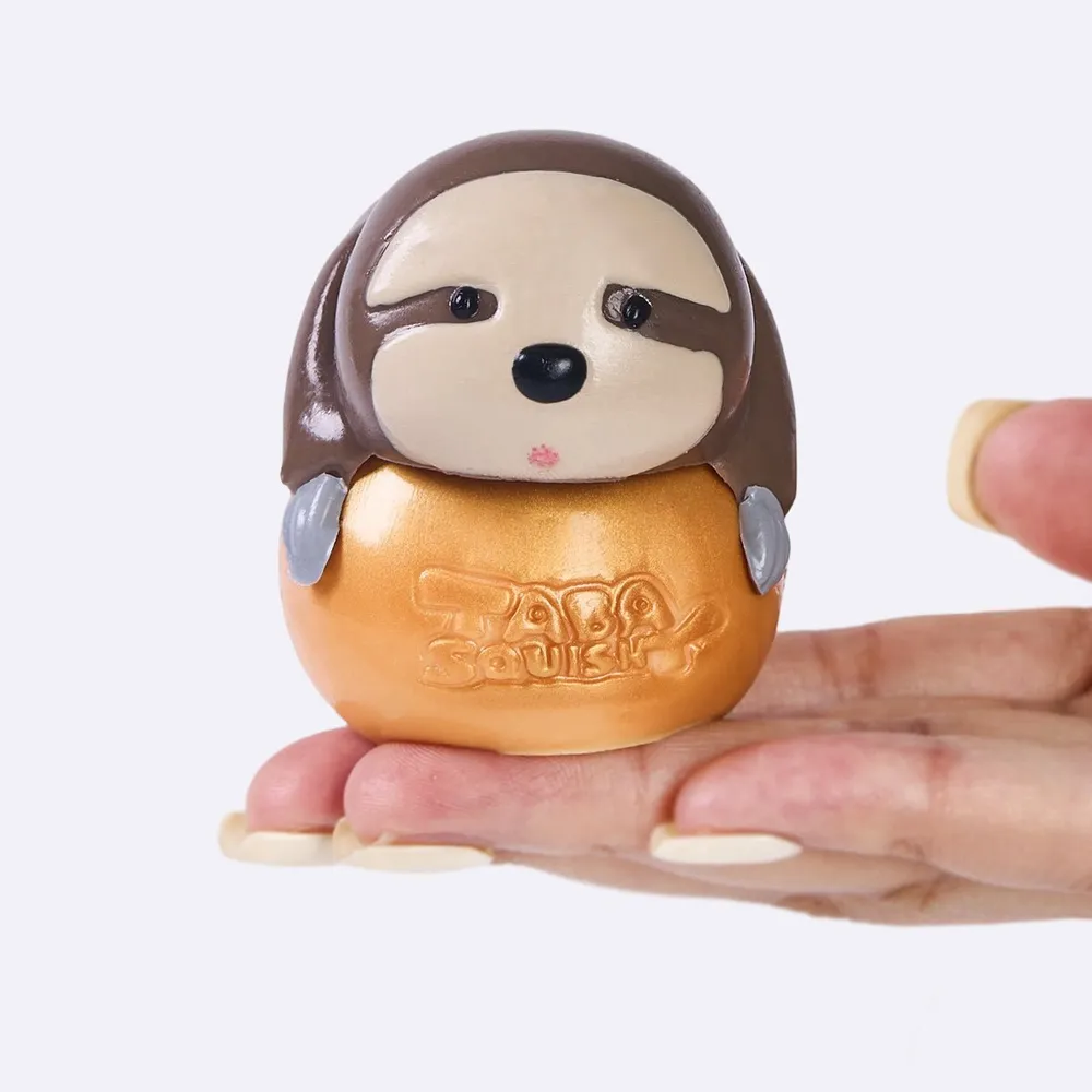 Little Sloth on Yellow Ball Taba Squishy — photo 3