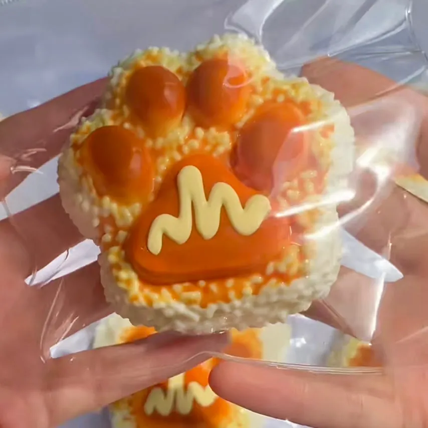 M Cream Paw Riceball Squishy Stress Relief Decompression Toy — photo 2