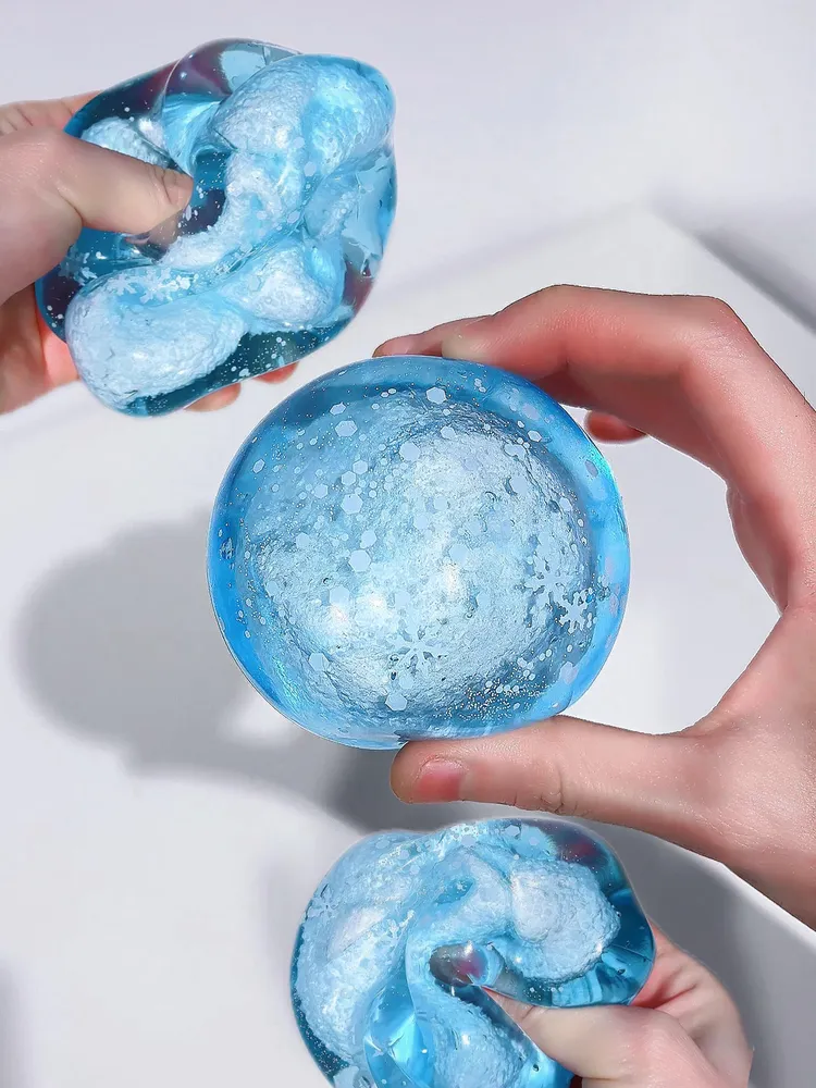 Maltose Snow Stress Ball Squishy Stress Relief Decompression Toy