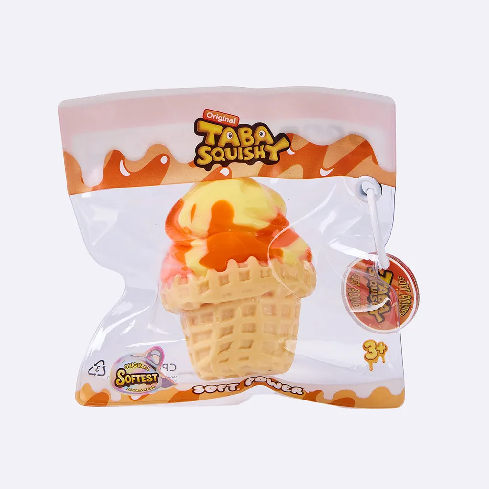 Mango Orange Ice Cream Cone Taba Squishy — photo 3