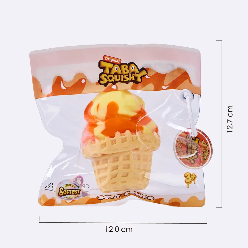 Mango Orange Ice Cream Cone Taba Squishy — photo 6