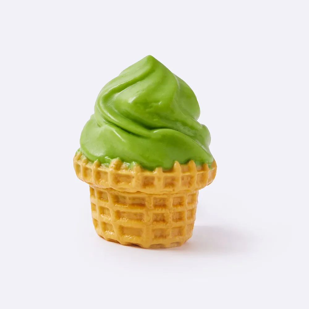 Matcha Green Ice Cream Cone Taba Squishy