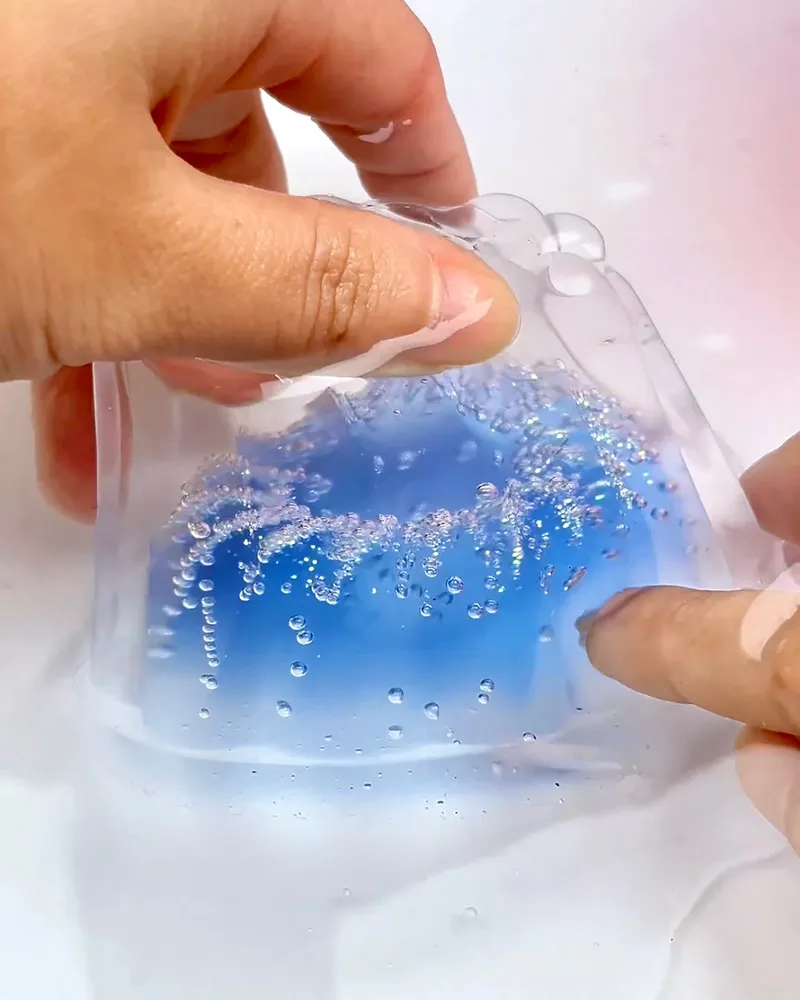 Matte Transparent Puddinh Squishy Stress Relief Decompression Toy