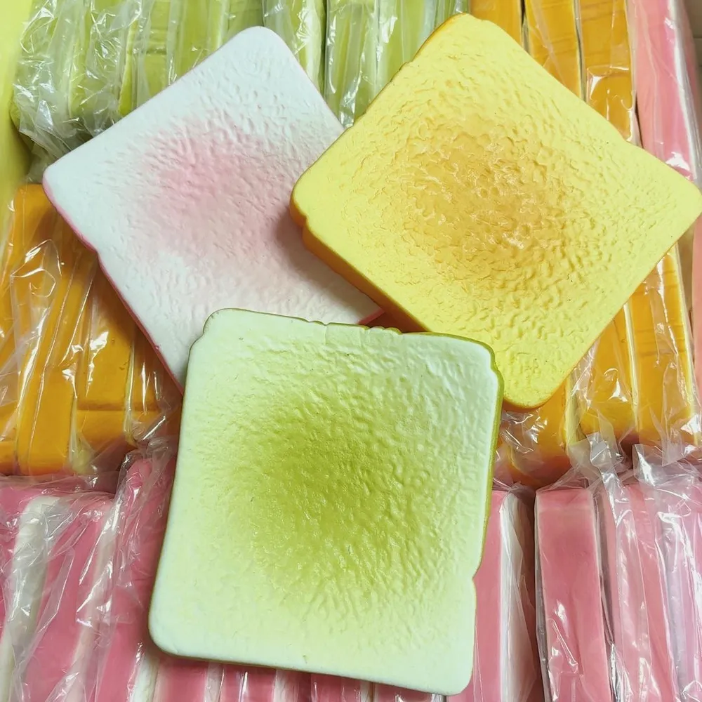 Milky Toast Slice Slow Rising Squishy Stress Relief Decompression Toy — photo 2