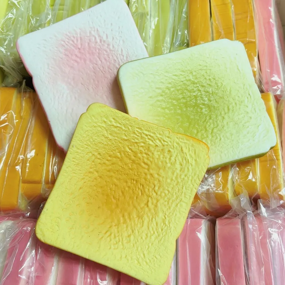 Milky Toast Slice Slow Rising Squishy Stress Relief Decompression Toy — photo 3