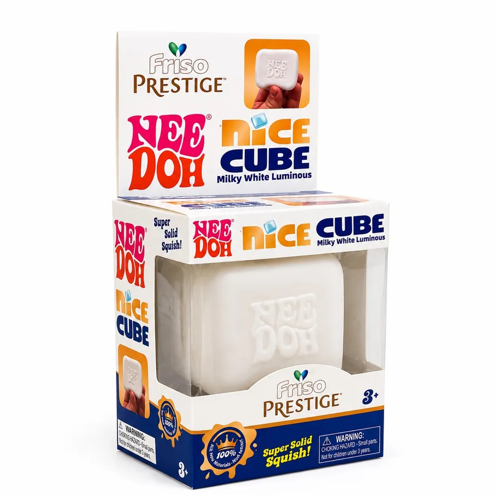 Milky White Nice Cube Squishy Toy