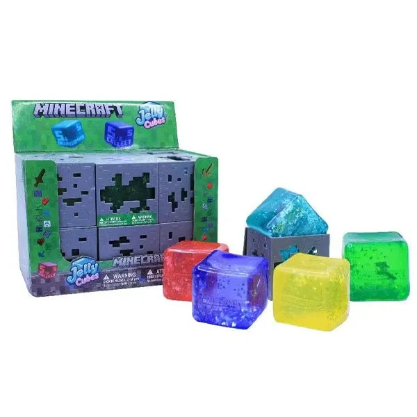Minecraft Jelly Cube Series 1 Squishy Fidget Toy Blind Box