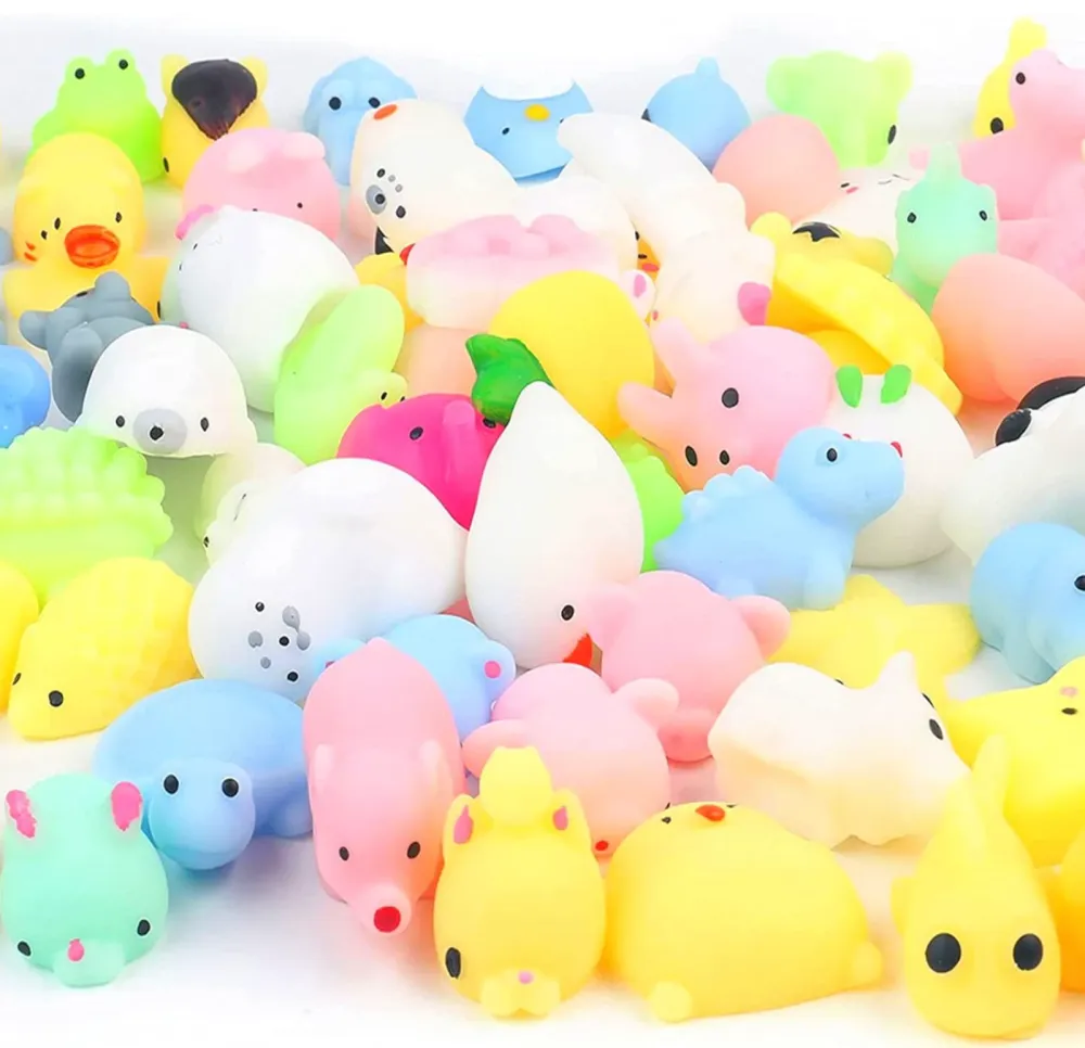 Mini Mochi Rising Fidget Hand Toys (25-Pack)