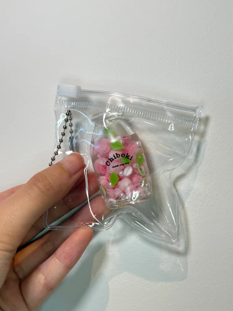 Mini Squishy Bottle KeyChain Sensory Bottle Fidget Toy — photo 4