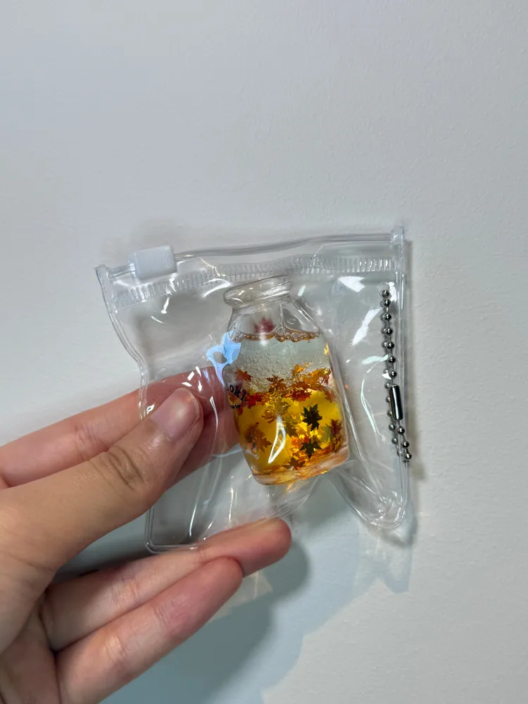 Mini Squishy Bottle KeyChain Sensory Bottle Fidget Toy — photo 6