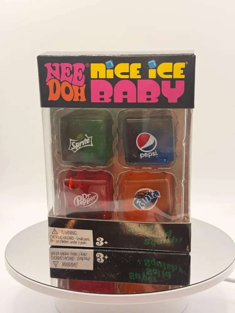 Mini Squishy Soda Cubes 4-Piece