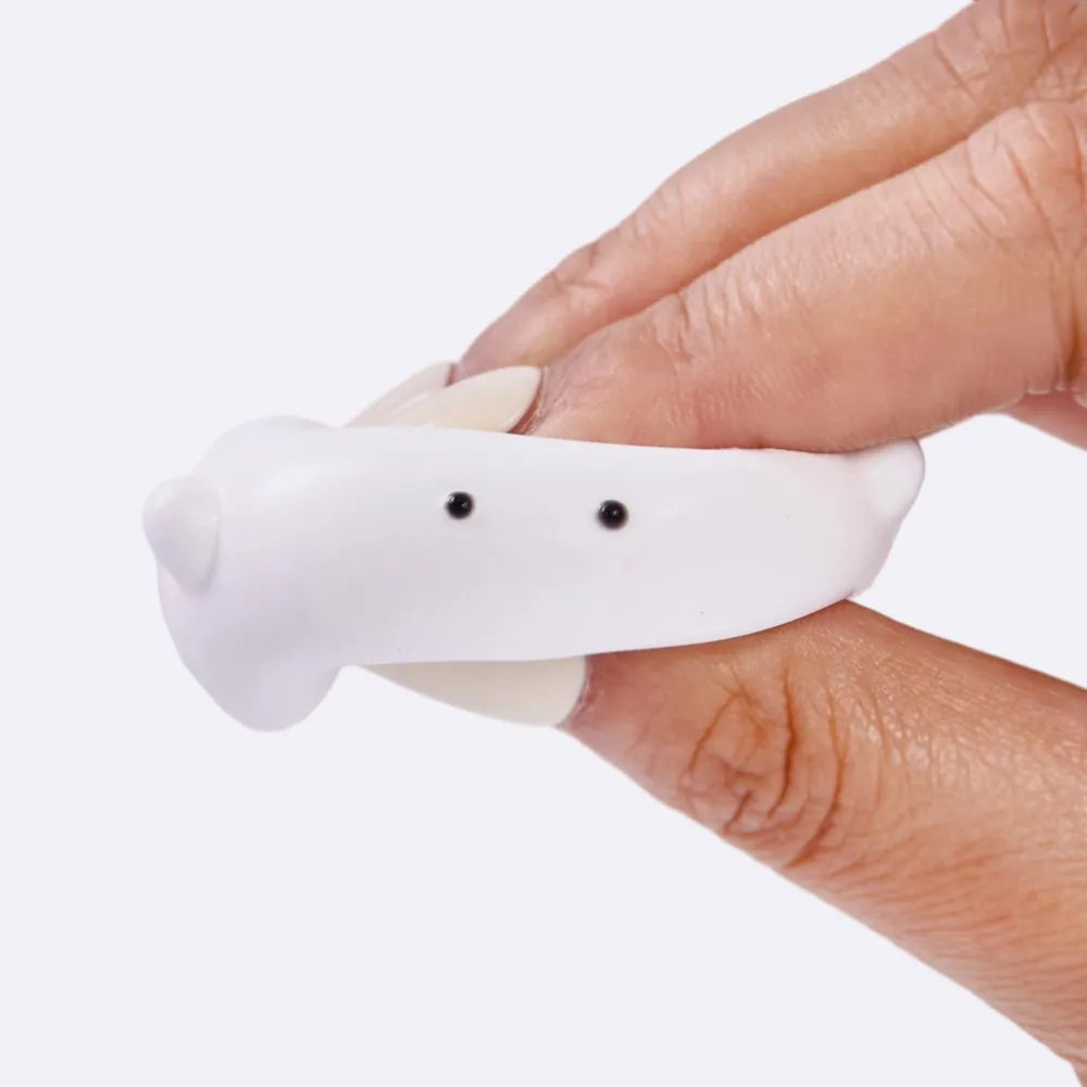 Mini White Ghost Taba Squishy — photo 3