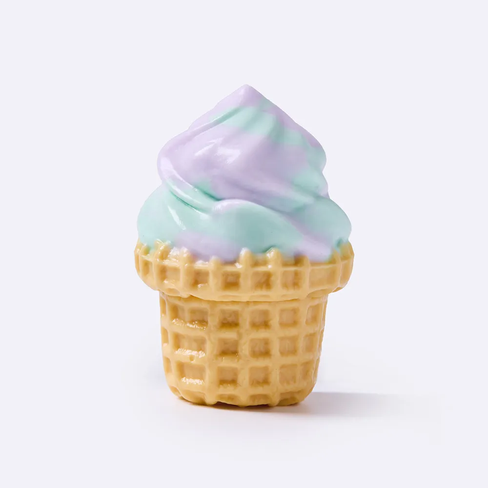 Mint Grape Ice Cream Cone Taba Squishy