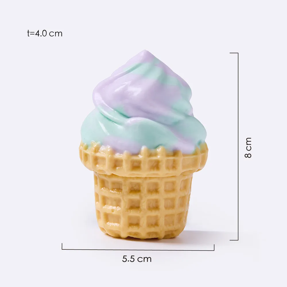 Mint Grape Ice Cream Cone Taba Squishy — photo 2