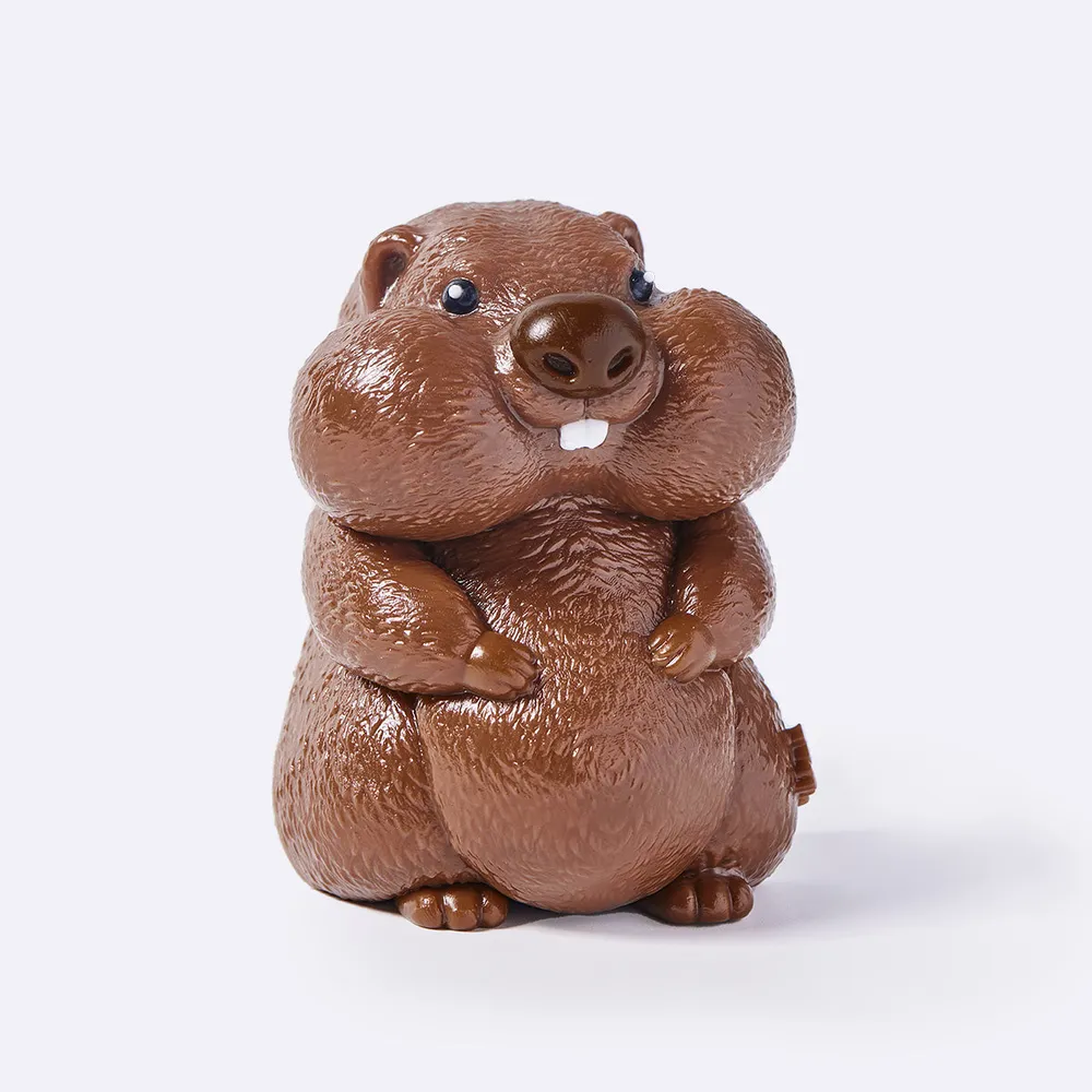 Mocha Groundhog Taba Squishy