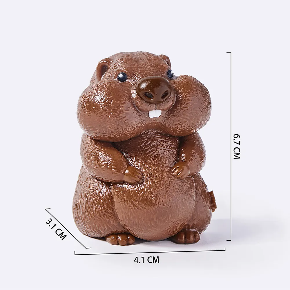 Mocha Groundhog Taba Squishy — photo 2