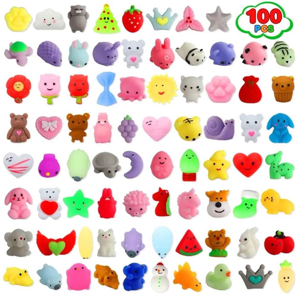 Mochi Squishy Fidget Toys Bulk Pack