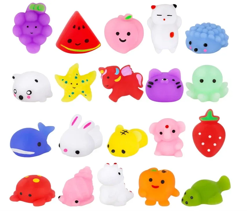 Mochi Squishy Toys Mini Animals & Fruits