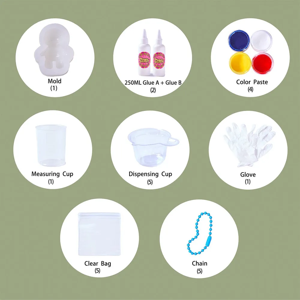 Mummy Taba Squishy DIY Mold Set — photo 4