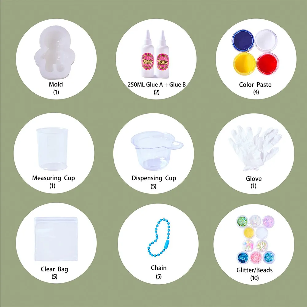 Mummy Taba Squishy DIY Mold Set — photo 5