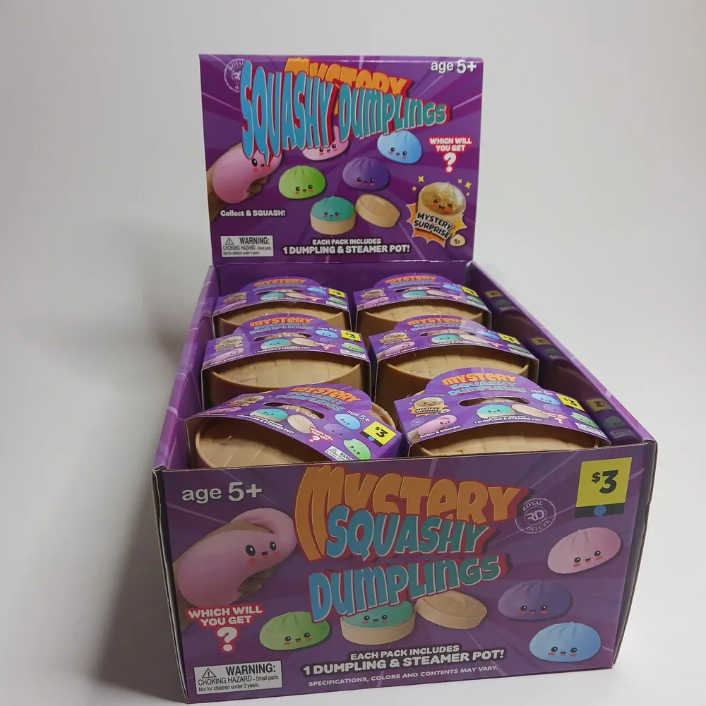 Mystery Squishy Dumpling with Mini Steamer Pot - 12-Pack
