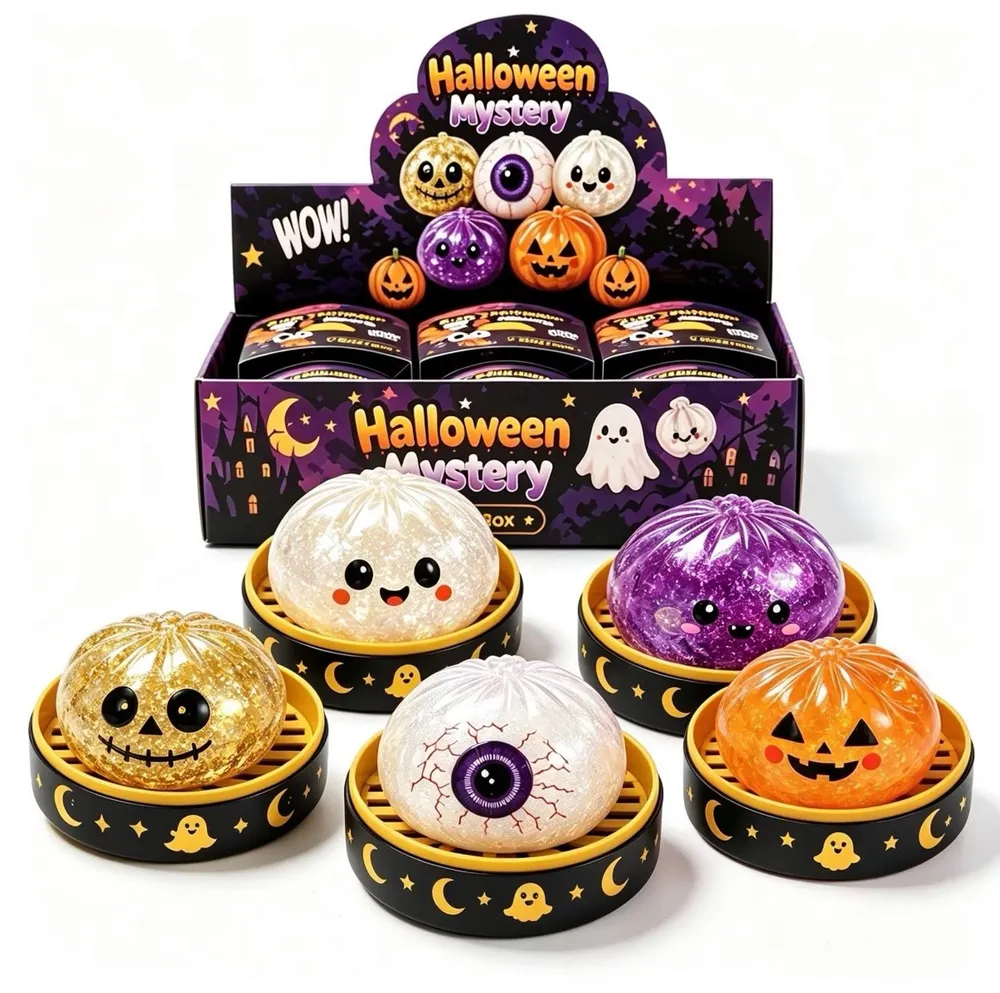 Mystery Halloween Squishy Dumplings Blind Box