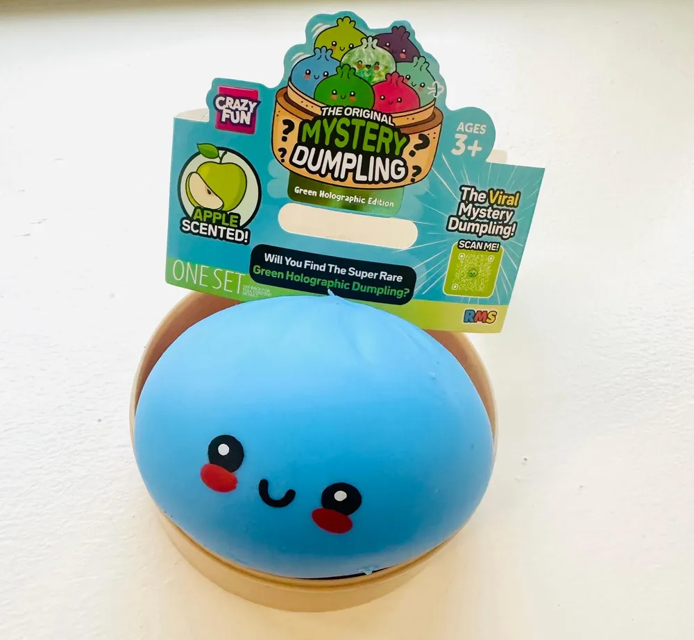 RMS Mystery Squishy Dumpling Green Holographic Series