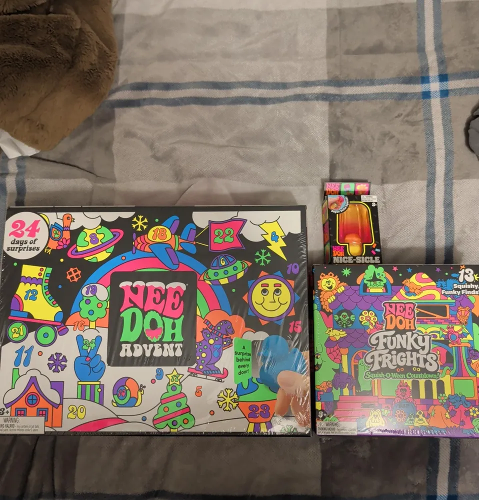 Nee-Doh Advent Calendar & Funky Frights Bundle
