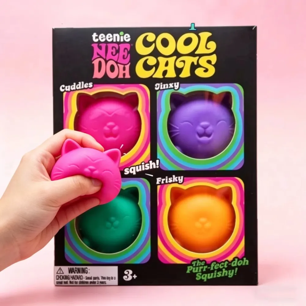 Schylling Nee-Doh Cool Cat Squishy Toy