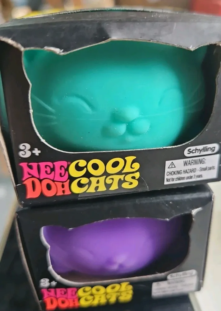 Nee-Doh Cool Cats Squishy Fidget Ball