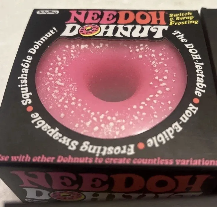 Nee-Doh DohNut Pink Sugar Donut Squishy — photo 2