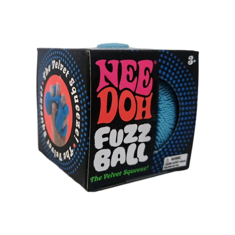 Nee-Doh Fuzz Ball The O.G. Blue Squishy