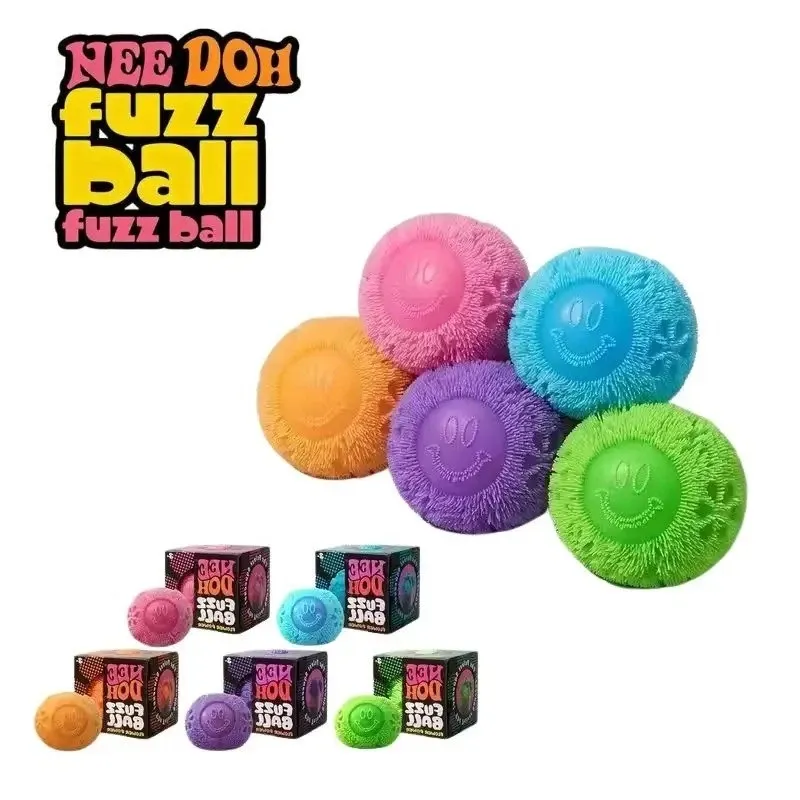 Nee-Doh Fuzz Ball Squishy Stress Ball