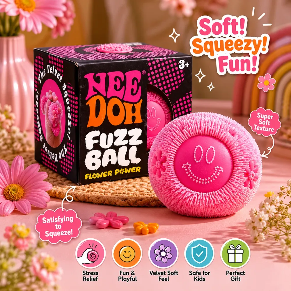 Nee-Doh Fuzz Ball Wonder Waves Squishy Stress Ball — photo 3